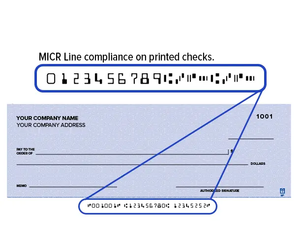 MICR Line Compliance on Checks MICR Line Compliance on Checks